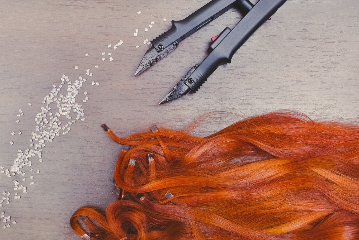 Beaded Weft Hair Extensions in Hyderabad